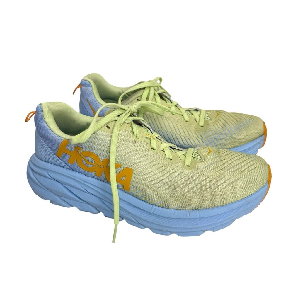 Hoka One One Rincon 3 Women’s Size 9 B Running Athletic Shoes Spring Green Blue